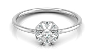 Diamond Cluster Halo Ring