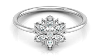 Brilliance Blossom: Floral-Inspired Diamond Ring