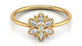 Brilliance Blossom: Floral-Inspired Diamond Ring