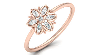 Brilliance Blossom: Floral-Inspired Diamond Ring