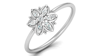 Brilliance Blossom: Floral-Inspired Diamond Ring