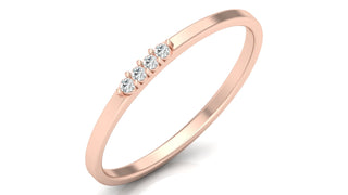 Gold Diamond Bar Ring