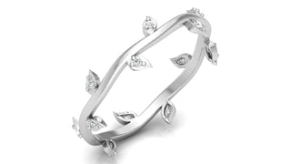 Lustrous Crown Diamond Ring