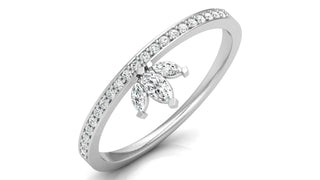 Dual Elegance: Marquise Diamond Eternity Band