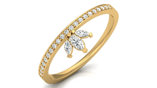 Dual Elegance: Marquise Diamond Eternity Band