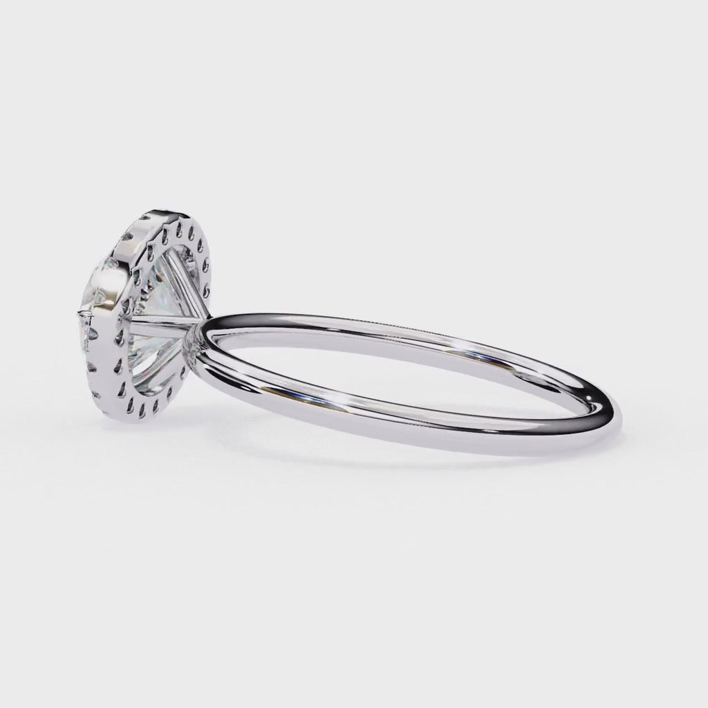 Certified Round Crossover Ring in 14kt & 18kt Gold from Aupulent ...